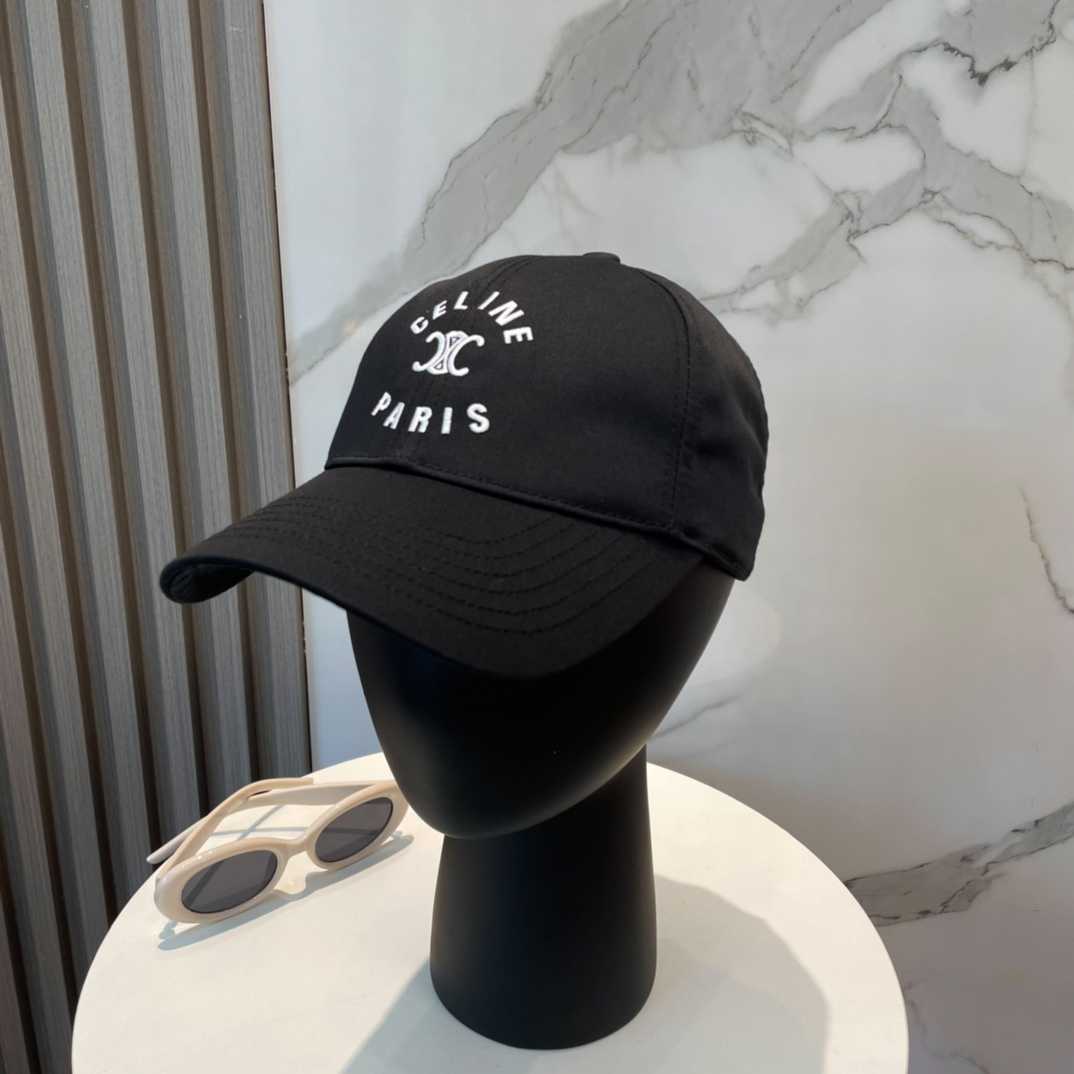 Celine Paris Triomphe Embroidered Baseball Cap  - DesignerGu
