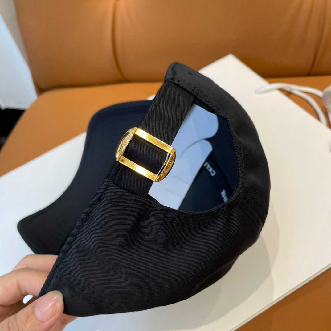 Celine Paris Triomphe Embroidered Baseball Cap  - DesignerGu