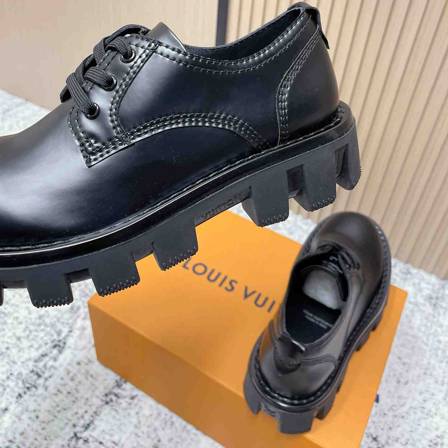 Louis Vuitton LV Checker Derby 1ACWSU - DesignerGu