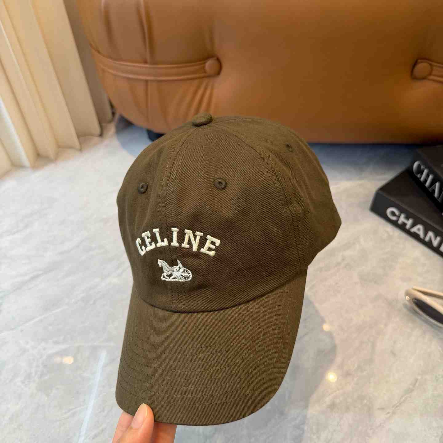 Celine Richelieu Cap IN Cotton Twill - DesignerGu