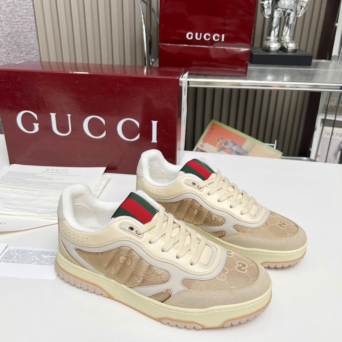 Gucci Re-Web Sneakers - DesignerGu