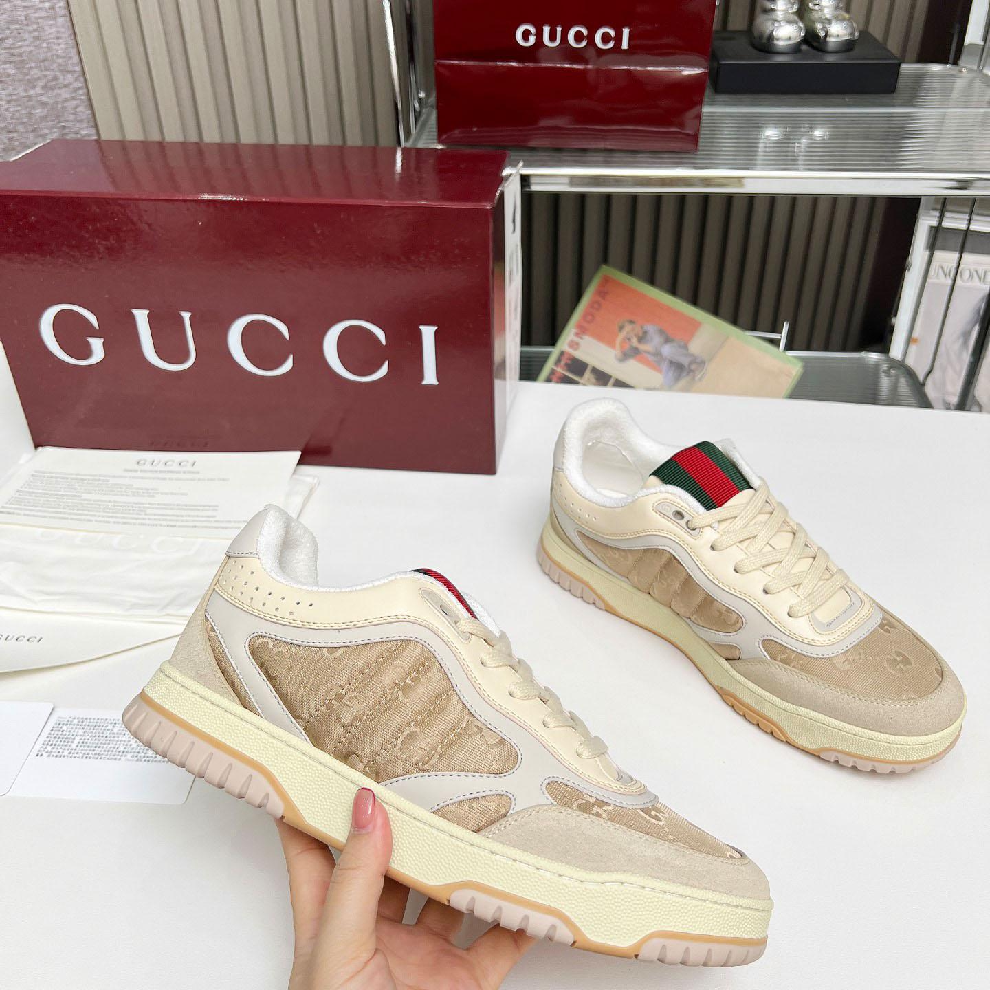 Gucci Re-Web Sneakers - DesignerGu
