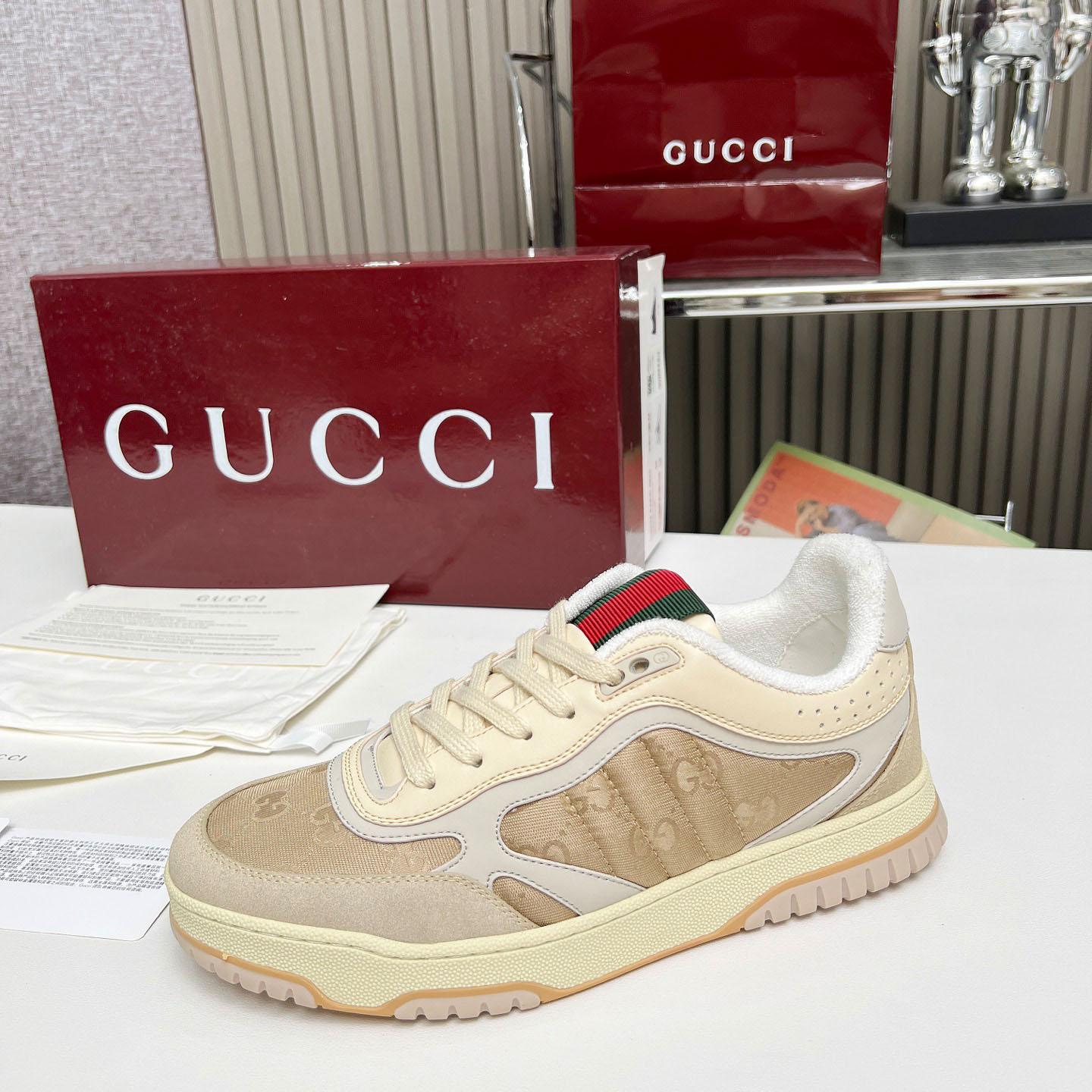Gucci Re-Web Sneakers - DesignerGu