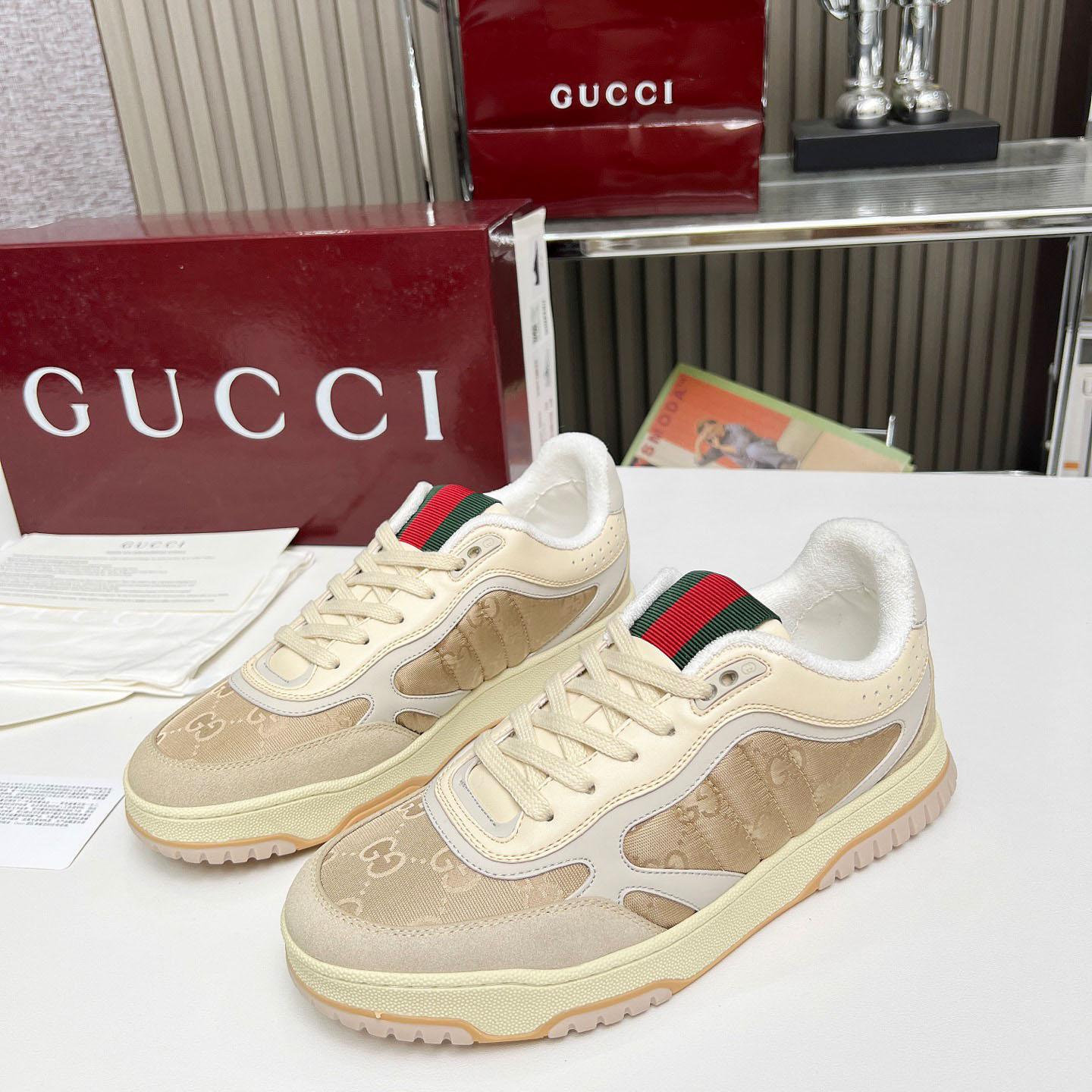 Gucci Re-Web Sneakers - DesignerGu