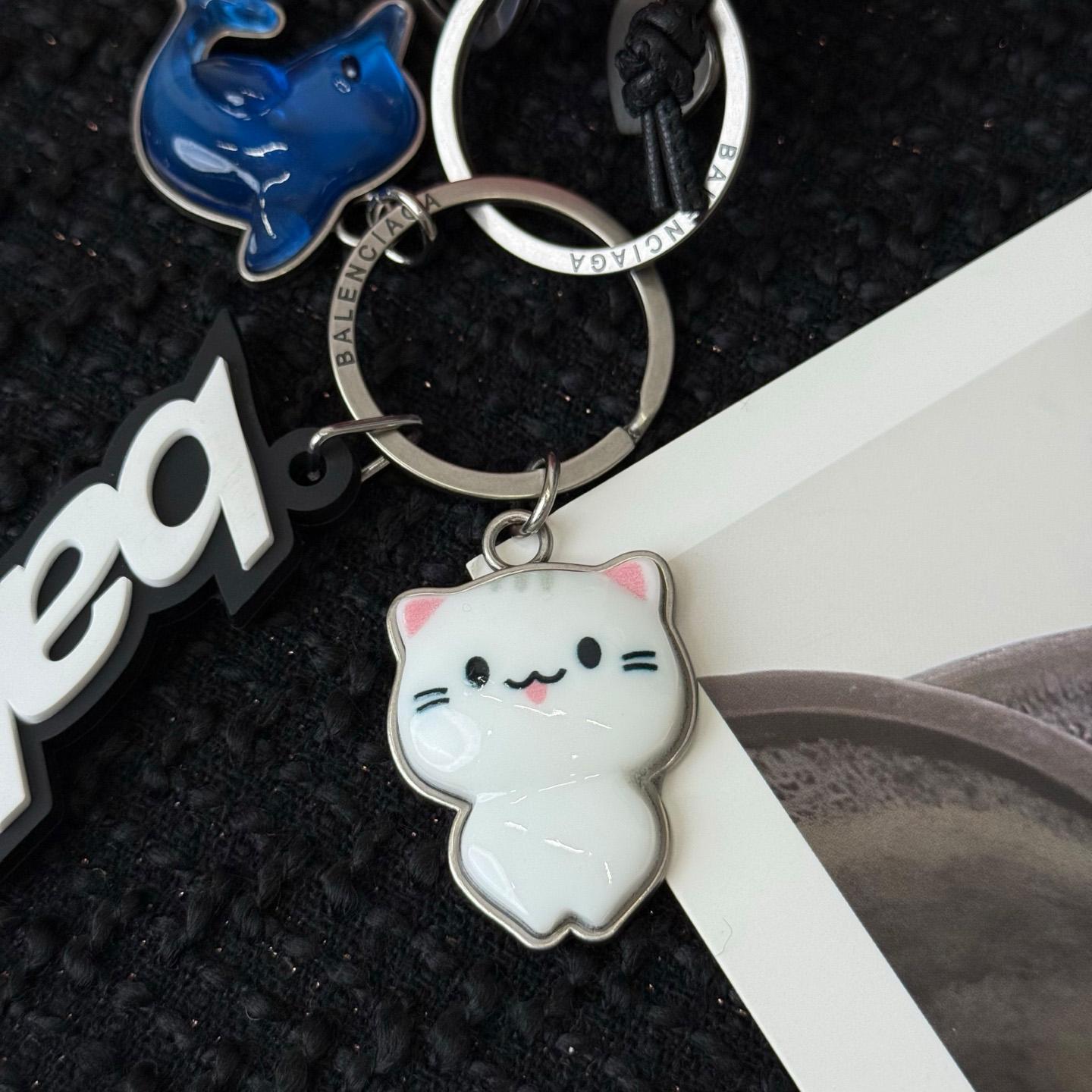 Balenciaga Turner Charm/Keychain In Multicolored - DesignerGu