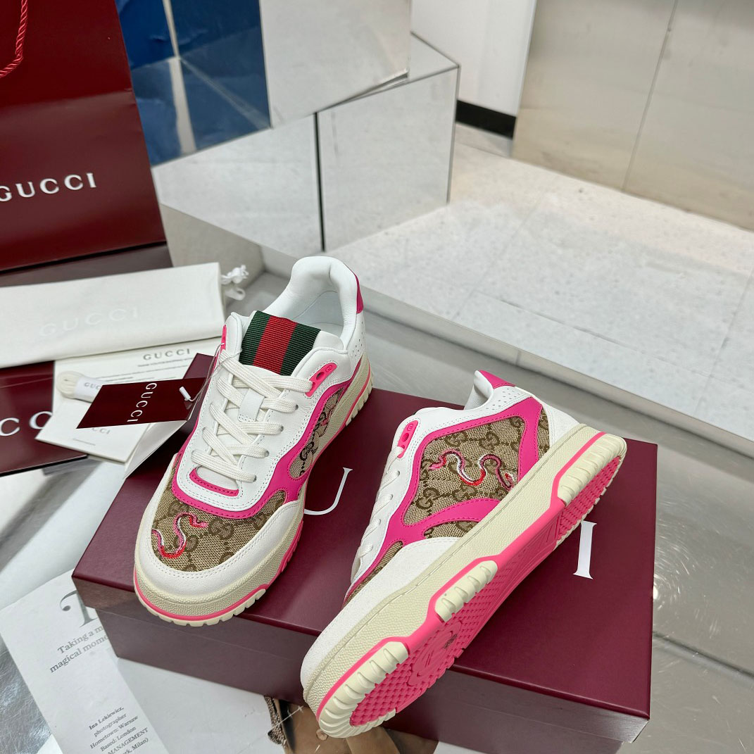 Gucci Re-Web Sneakers - DesignerGu