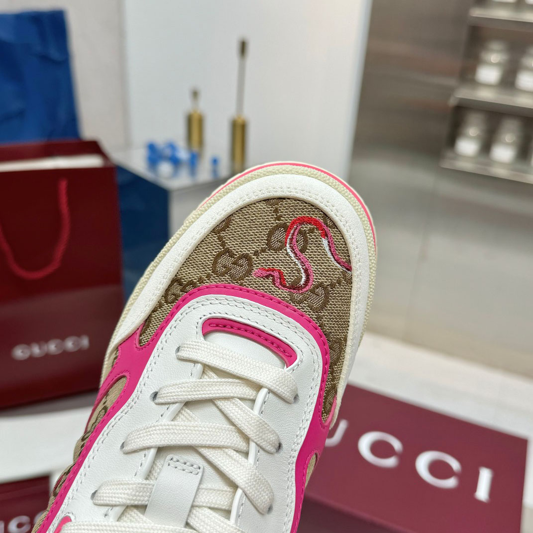 Gucci Re-Web Sneakers - DesignerGu