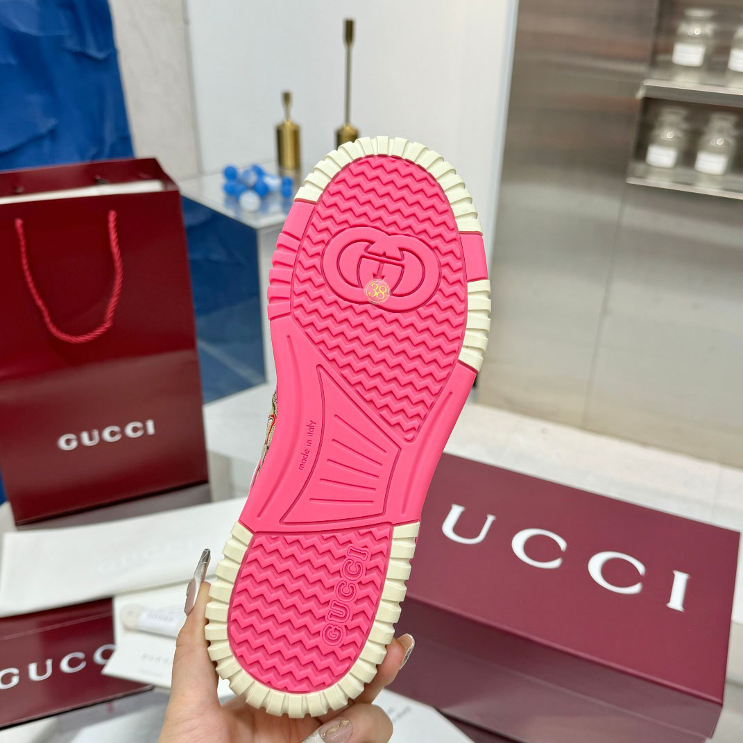 Gucci Re-Web Sneakers - DesignerGu