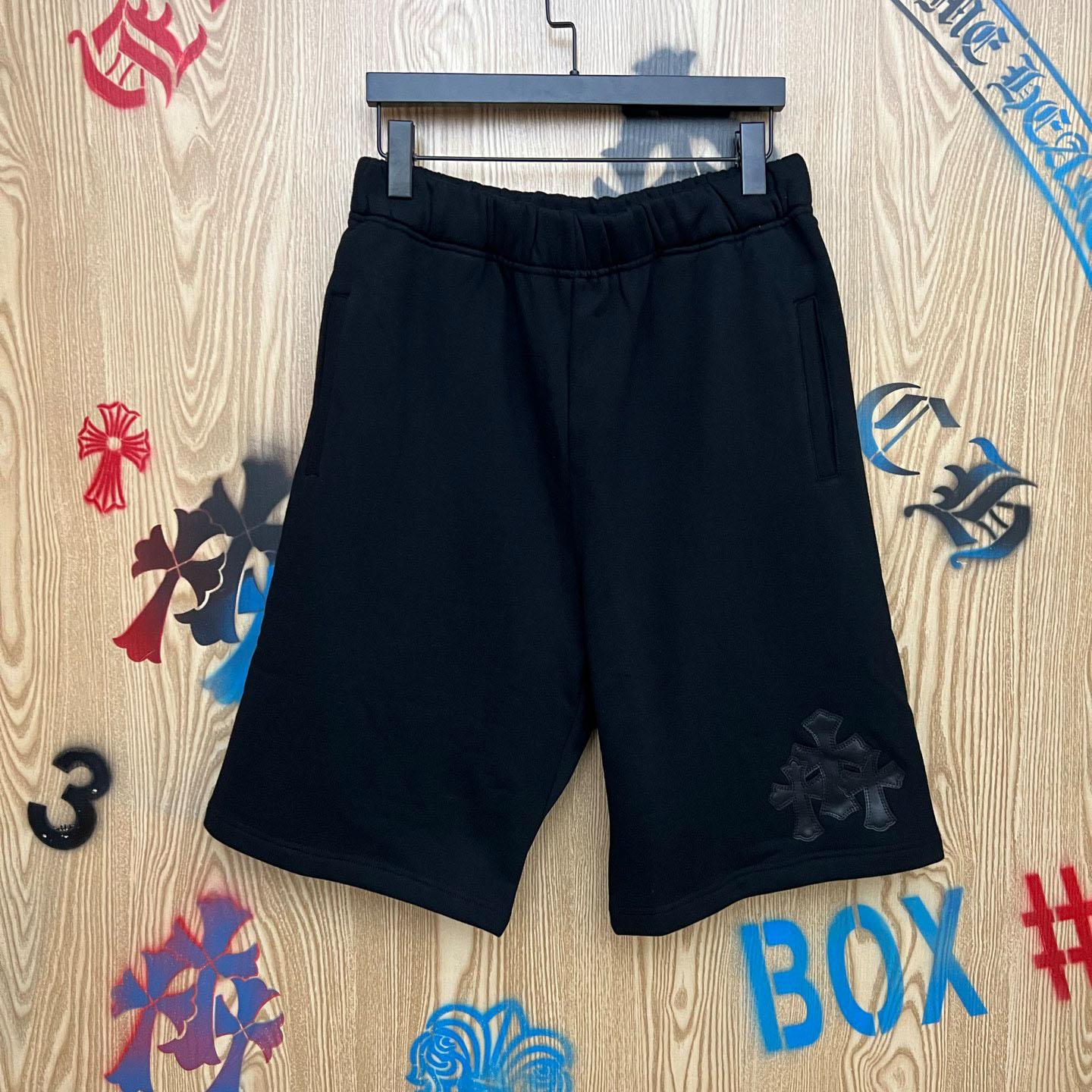 Chrome Hearts Cross Patch Sweatshorts - DesignerGu