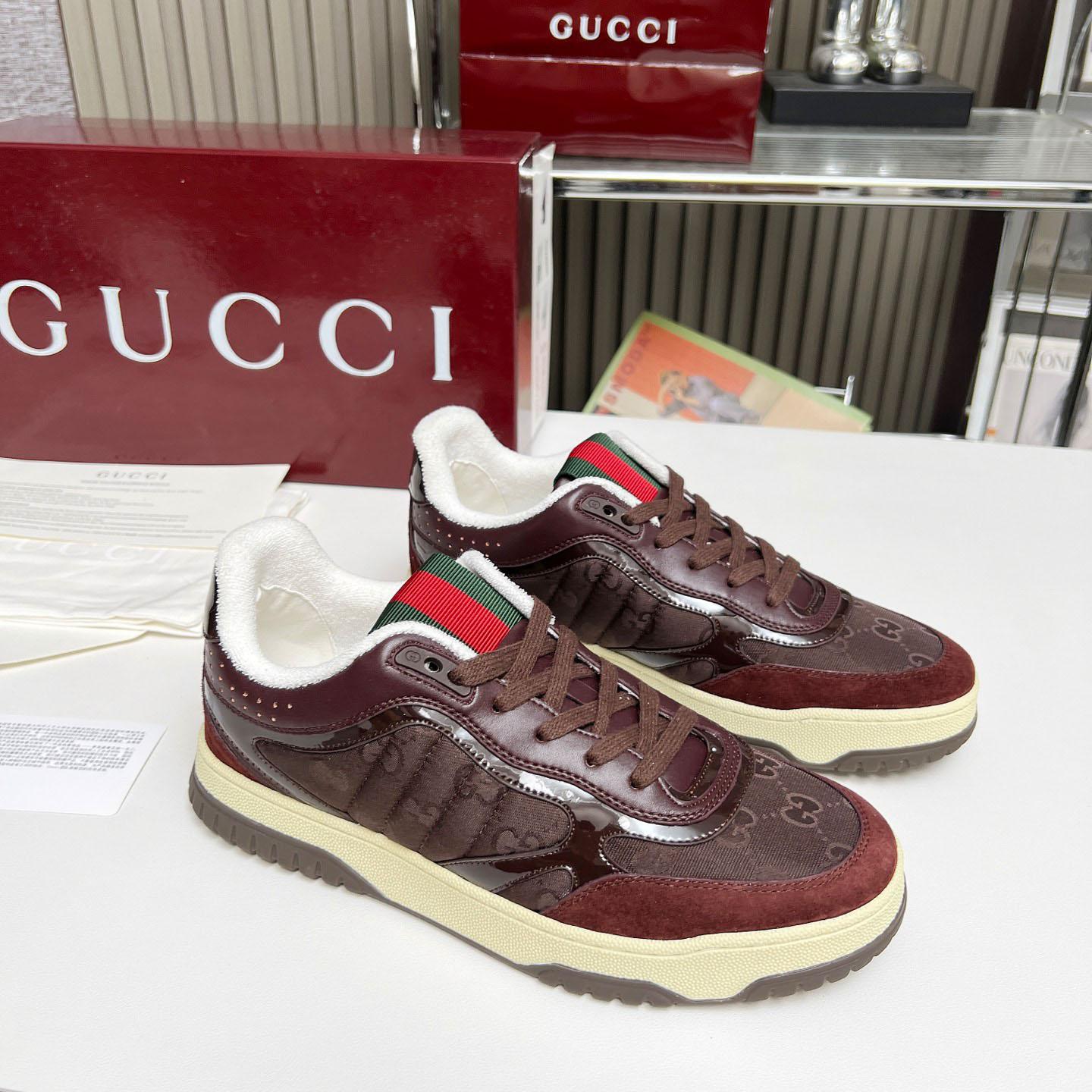 Gucci Re-Web Sneakers - DesignerGu