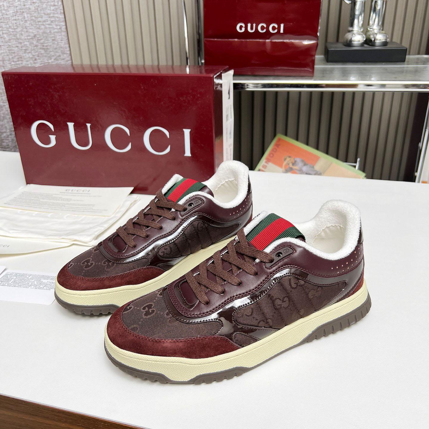 Gucci Re-Web Sneakers - DesignerGu