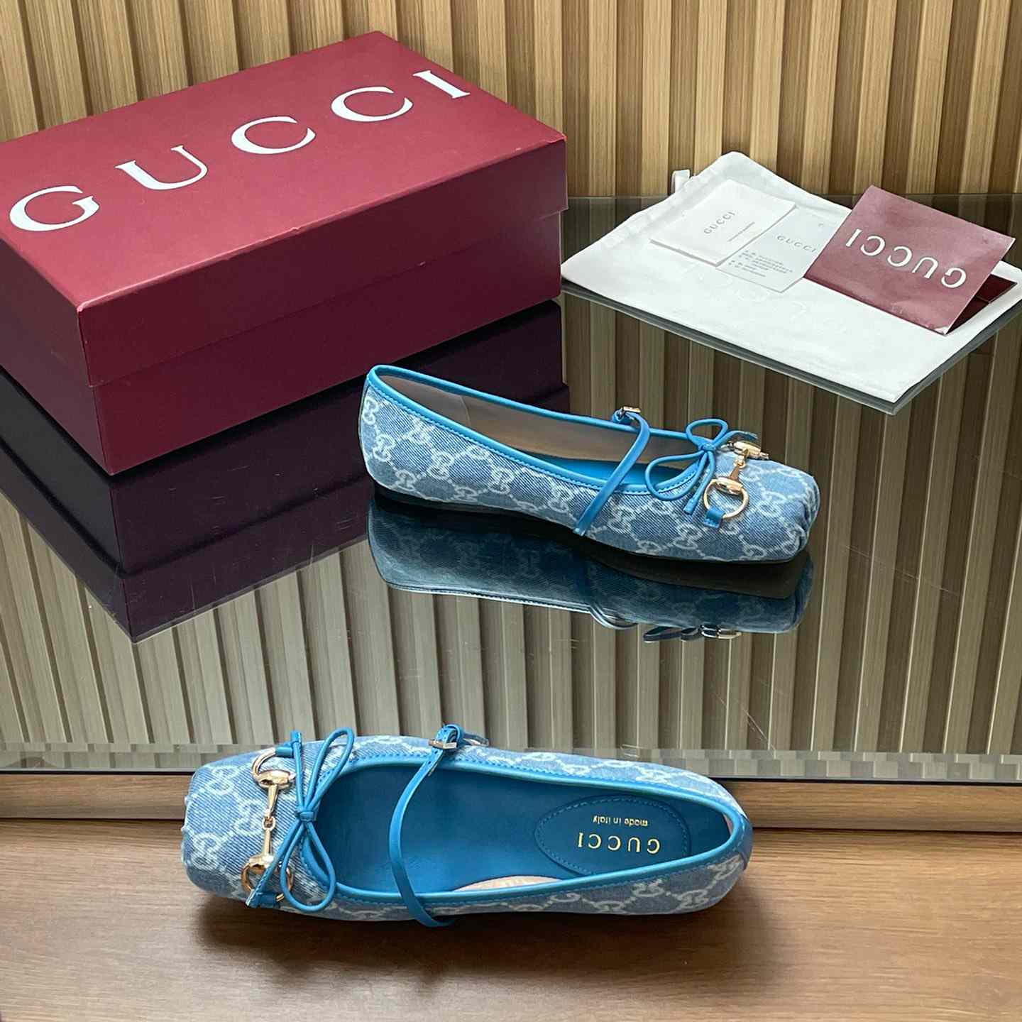 Gucci Women's Gucci Horsebit Ballet Flat - DesignerGu