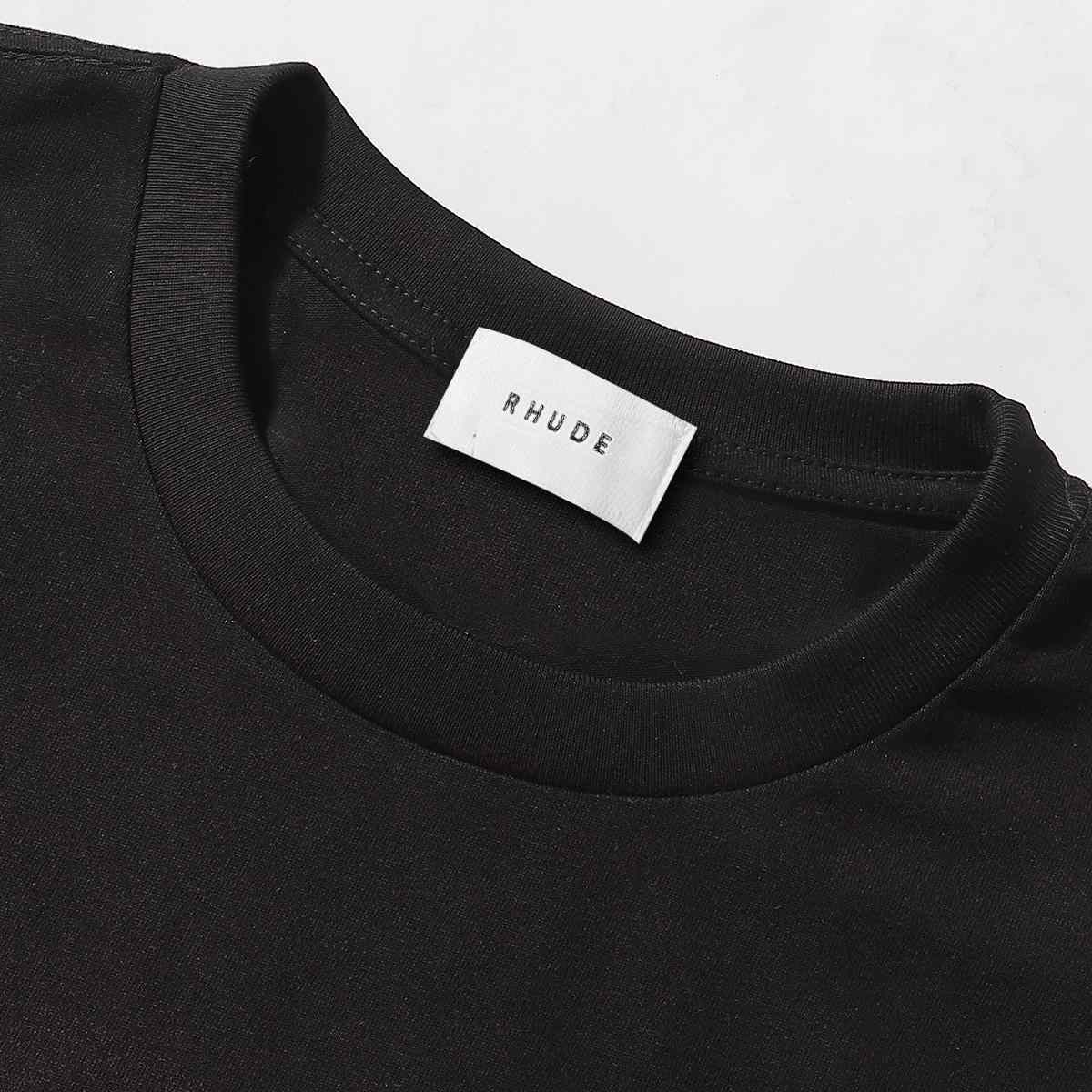 Rhude USVI Regatta Tour Long-Sleeve Tee 'Black' - DesignerGu