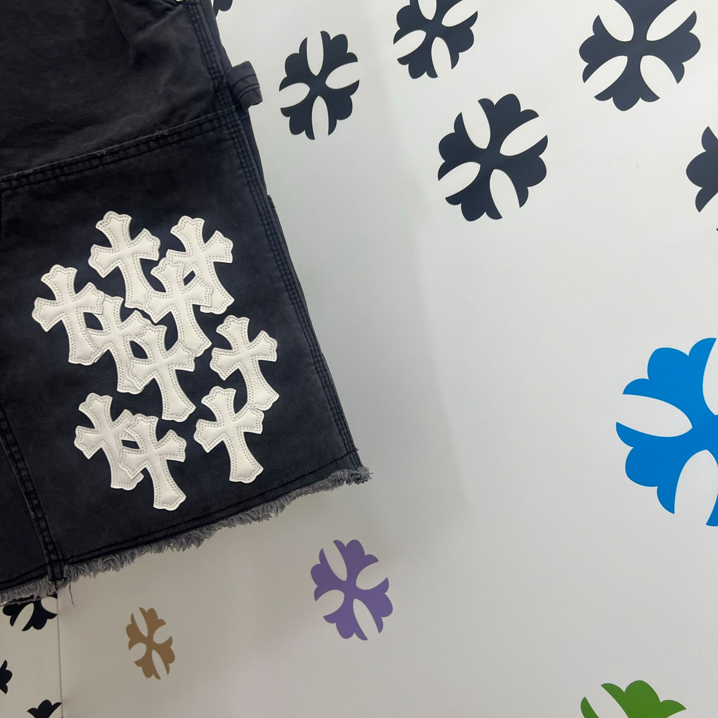 Chrome Hearts Denim Shorts - DesignerGu