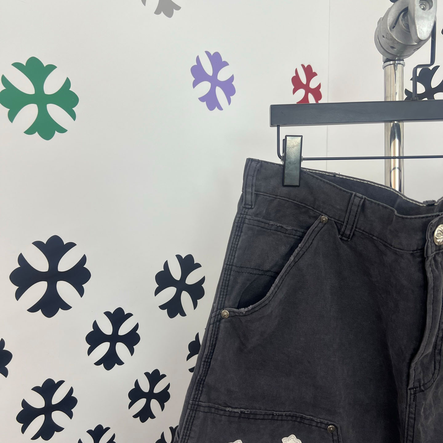 Chrome Hearts Denim Shorts - DesignerGu