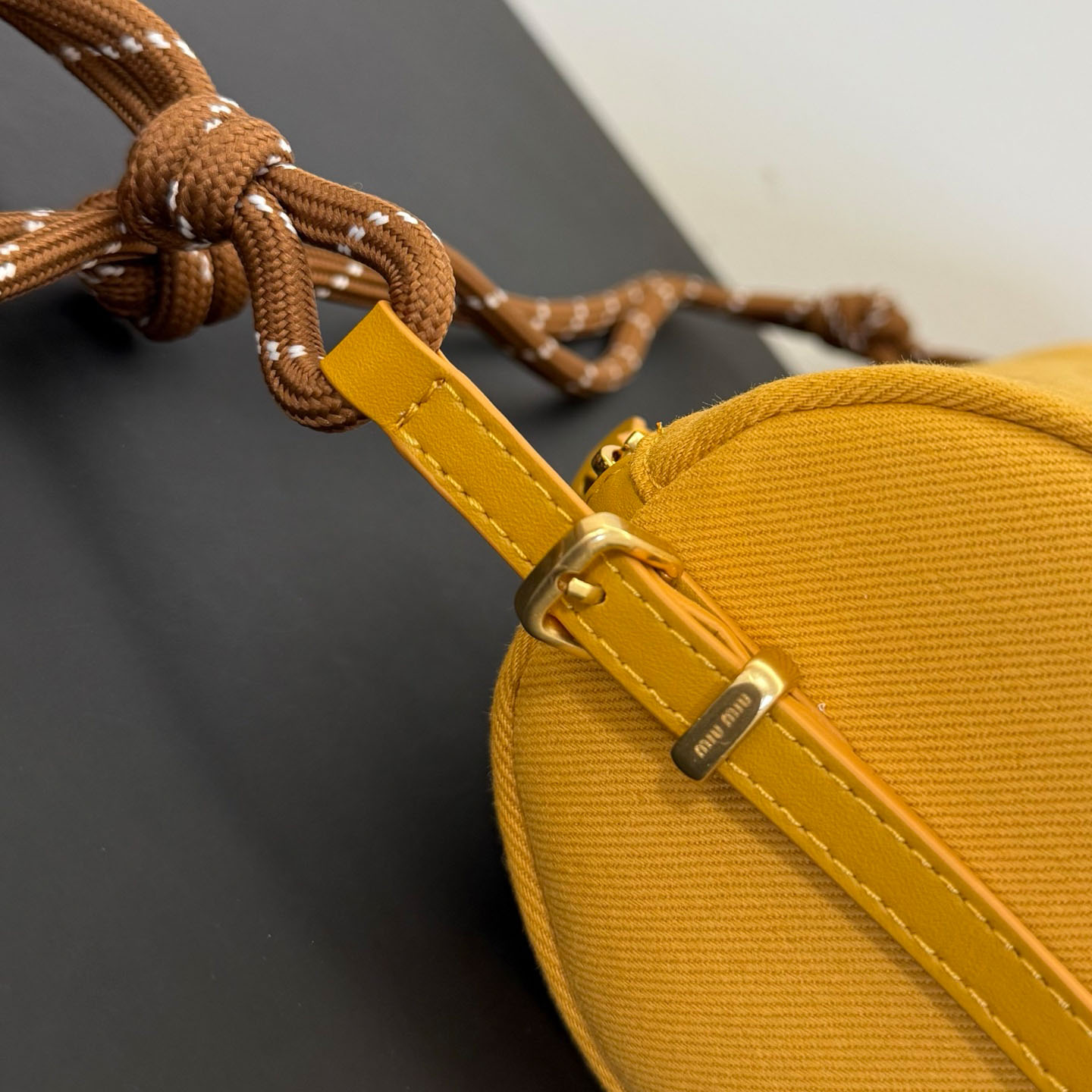 Miu Miu Gabardine Pouch - DesignerGu