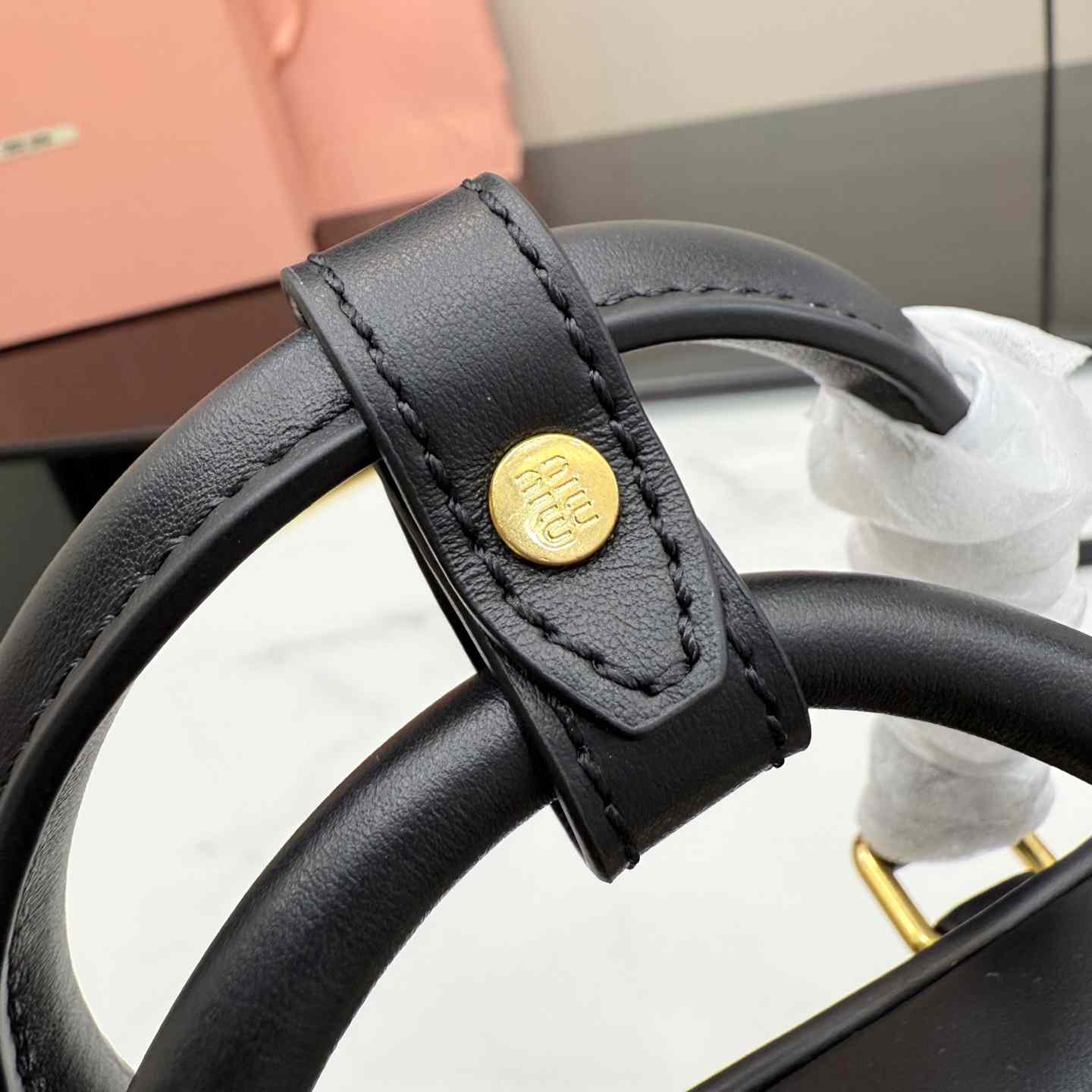 Miu Miu Arcadie Leather Bag 5BB123 - DesignerGu