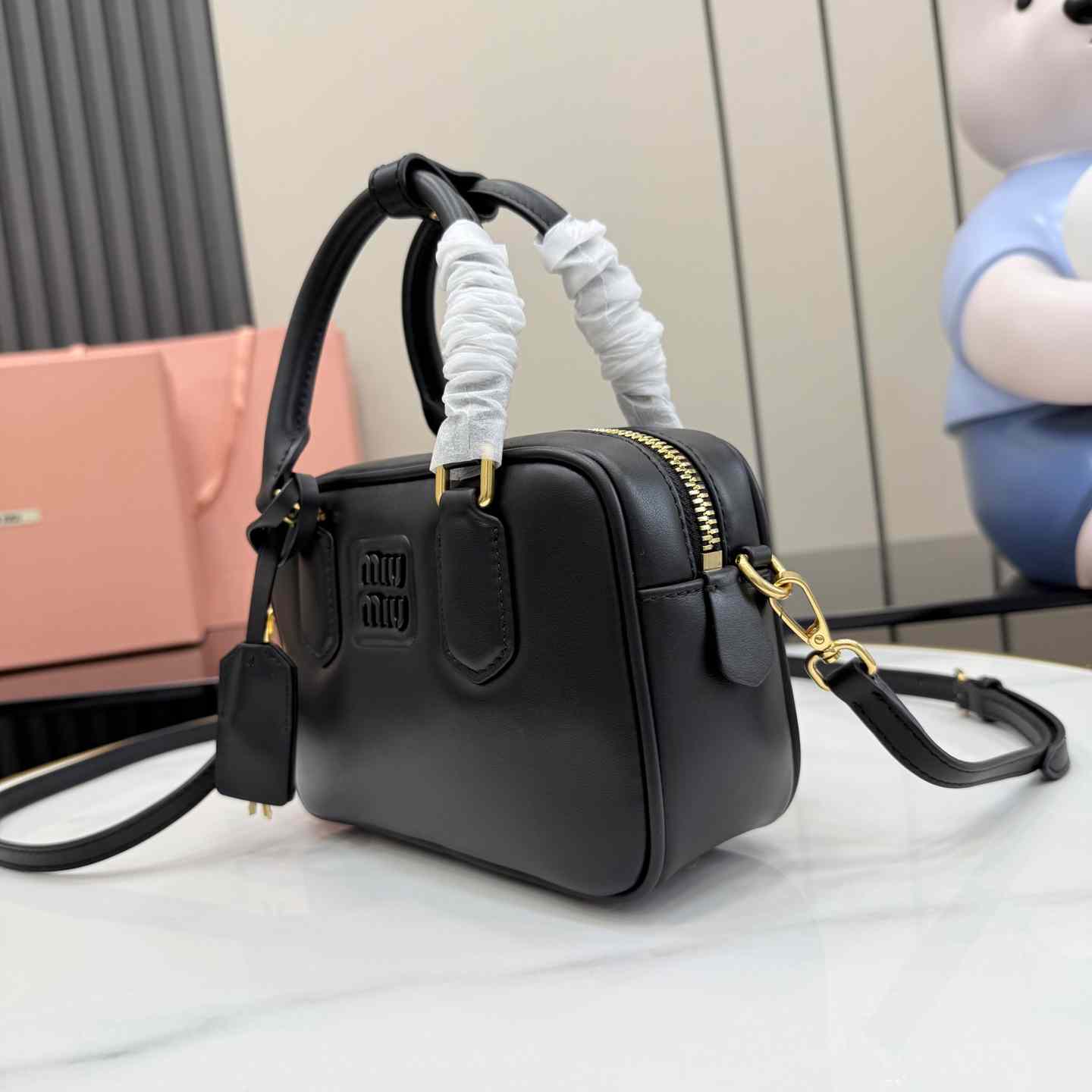 Miu Miu Arcadie Leather Bag 5BB123 - DesignerGu