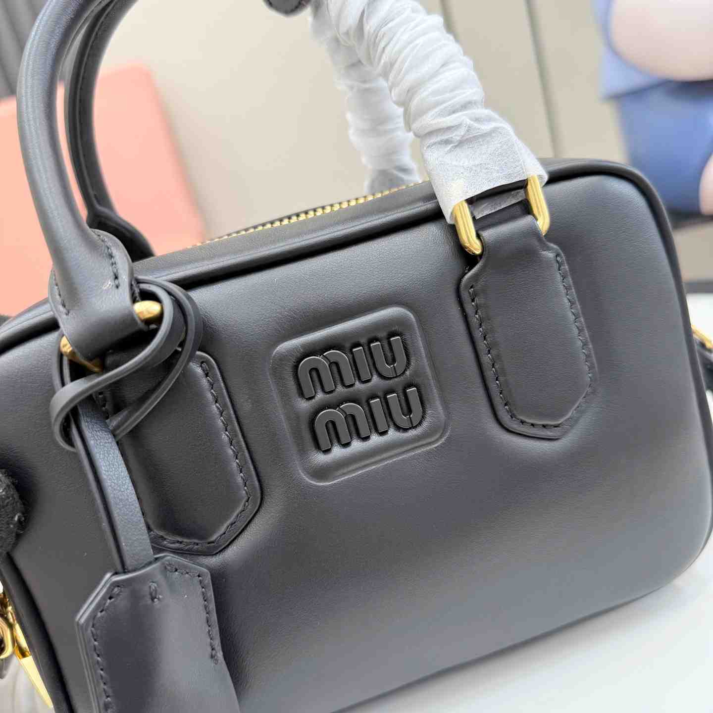 Miu Miu Arcadie Leather Bag 5BB123 - DesignerGu
