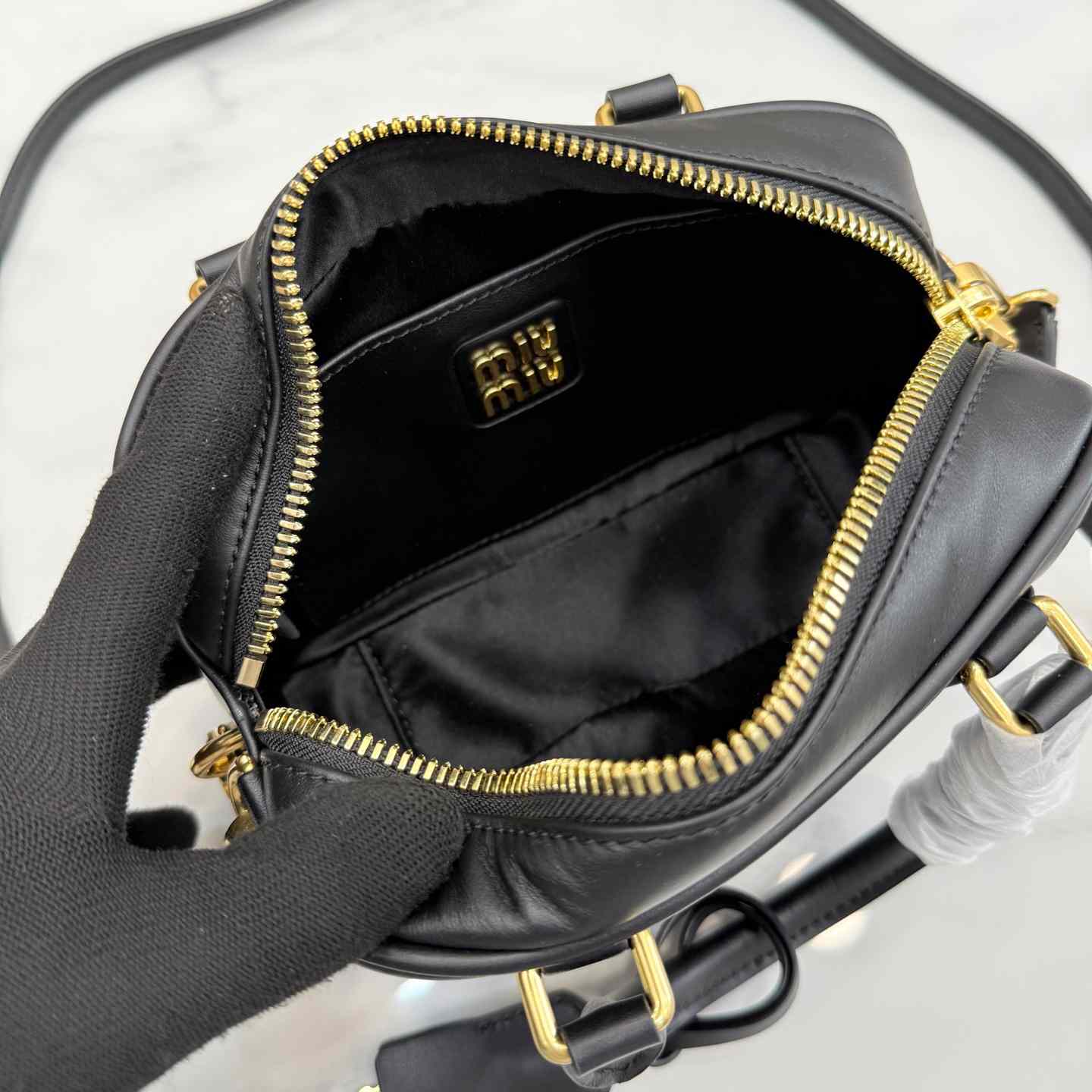 Miu Miu Arcadie Leather Bag 5BB123 - DesignerGu