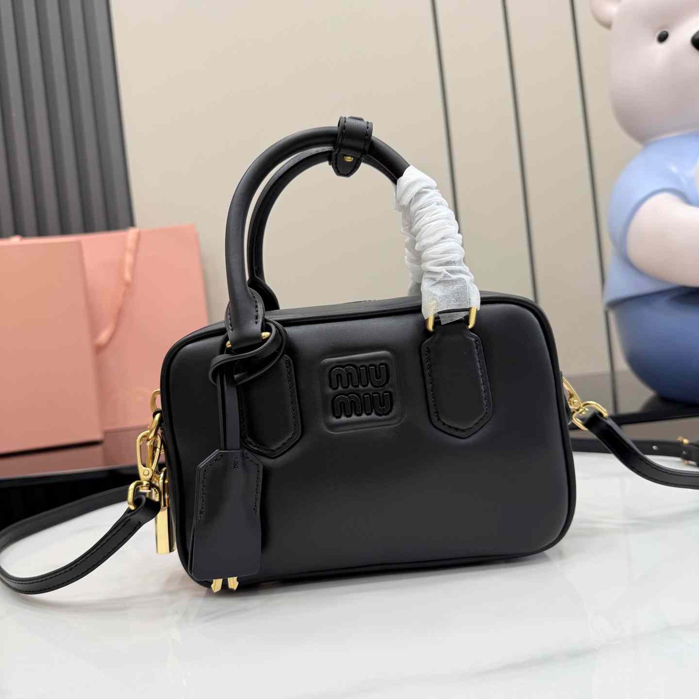 Miu Miu Arcadie Leather Bag 5BB123 - DesignerGu