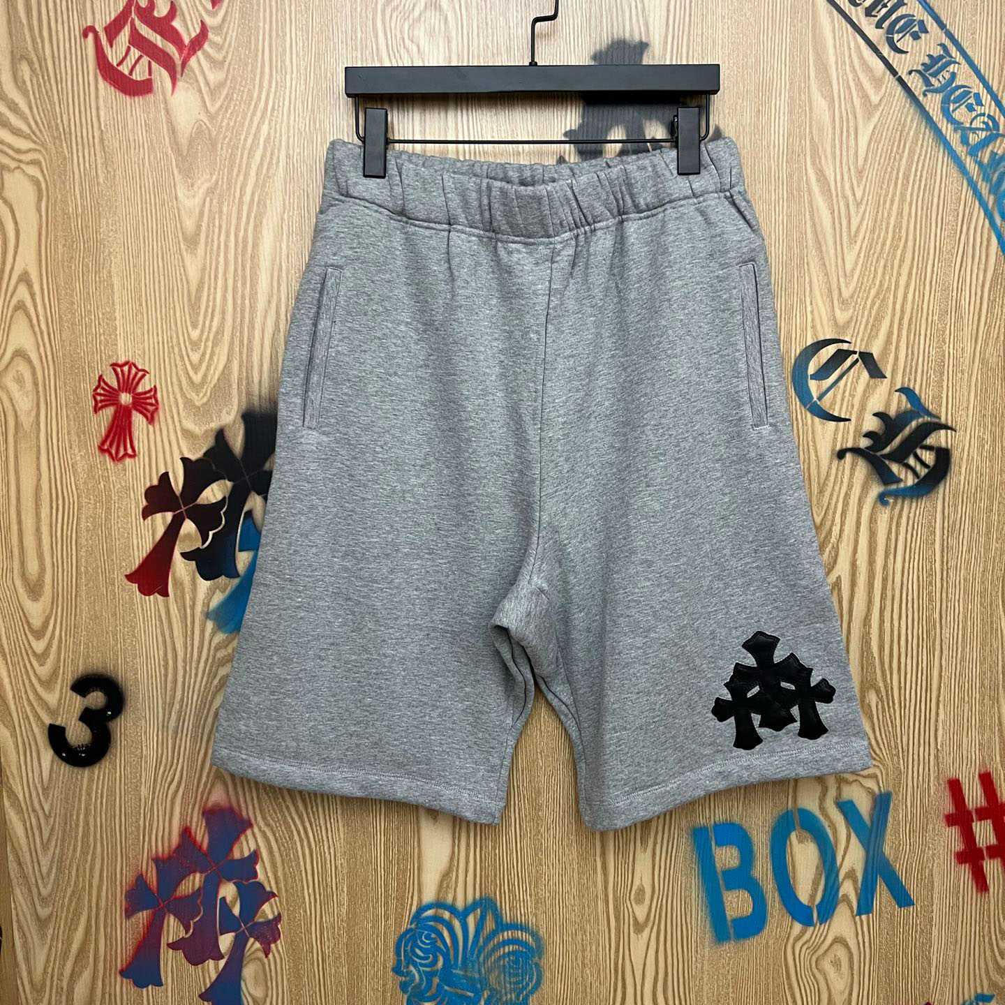 Chrome Hearts Cross Patch Sweatshorts - DesignerGu