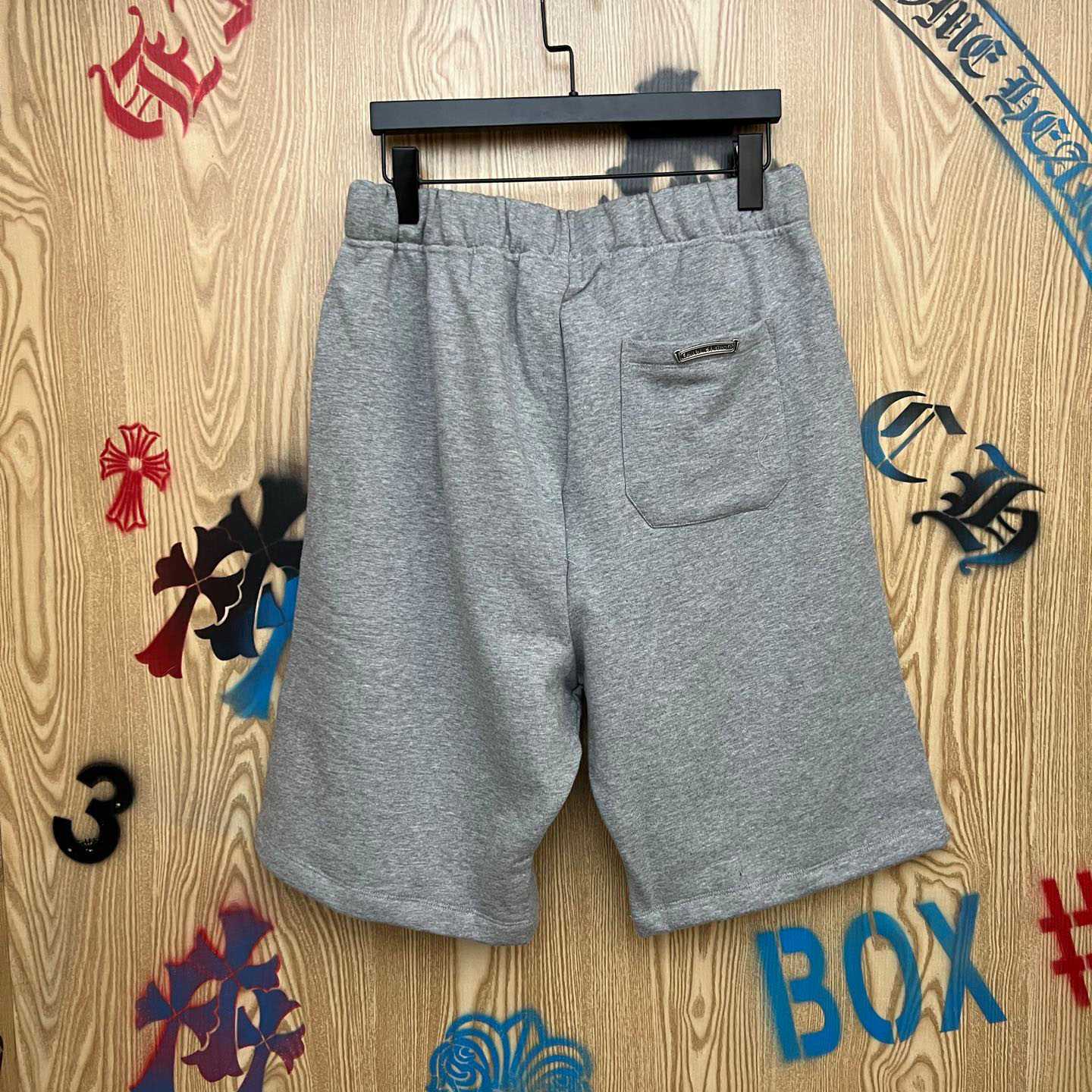 Chrome Hearts Cross Patch Sweatshorts - DesignerGu