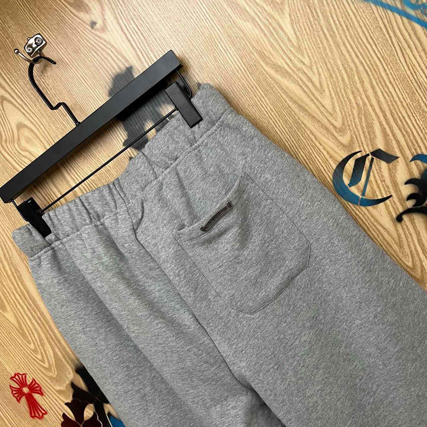 Chrome Hearts Cross Patch Sweatshorts - DesignerGu