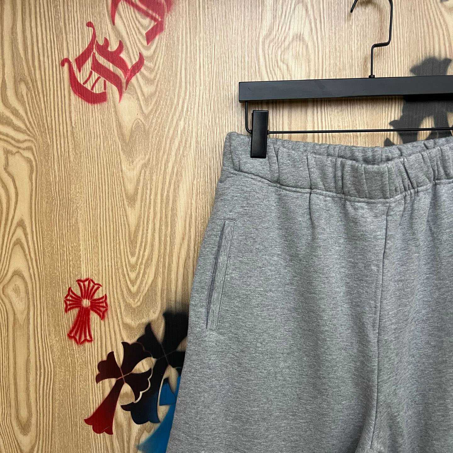 Chrome Hearts Cross Patch Sweatshorts - DesignerGu