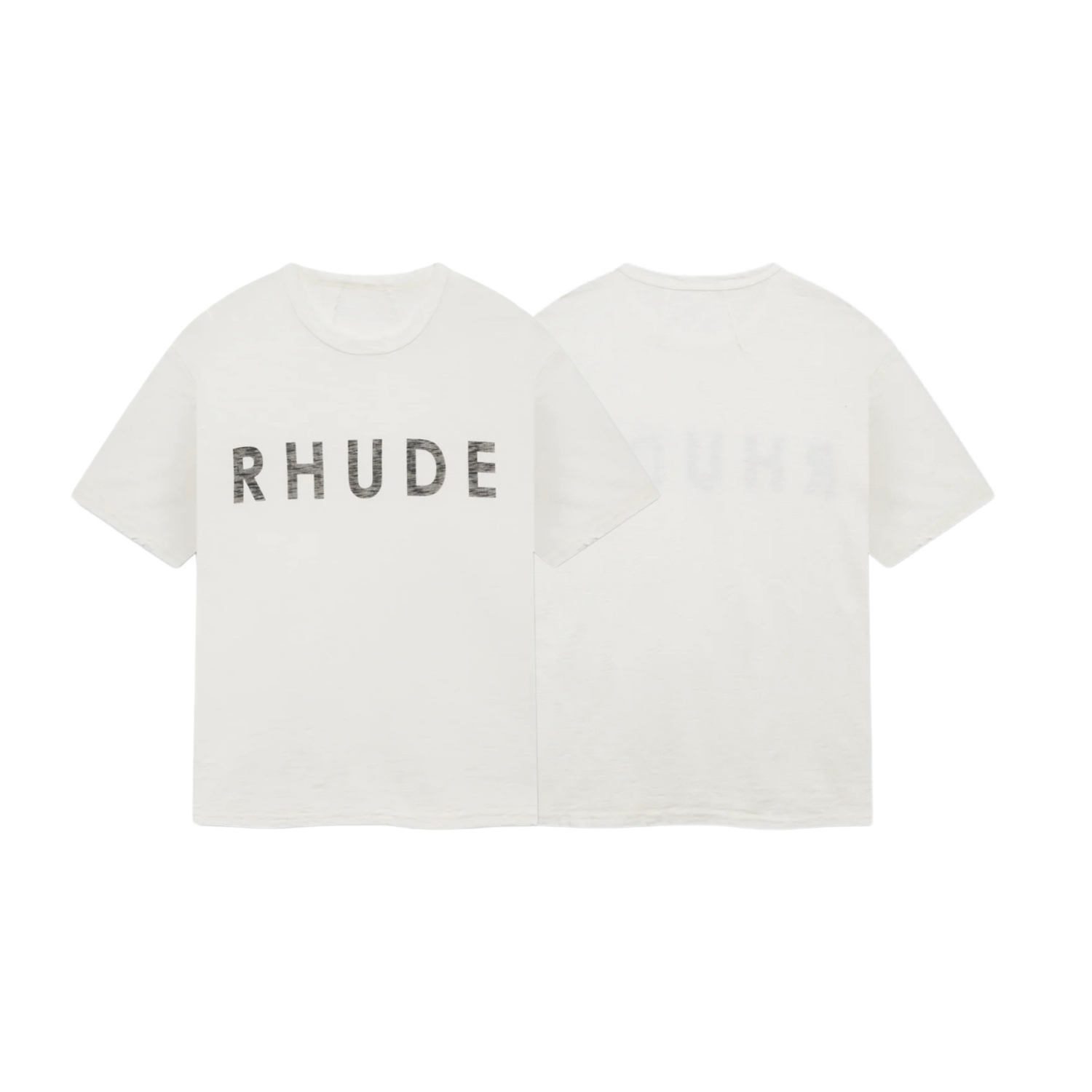Rhude Logo Slub T-shirt - DesignerGu