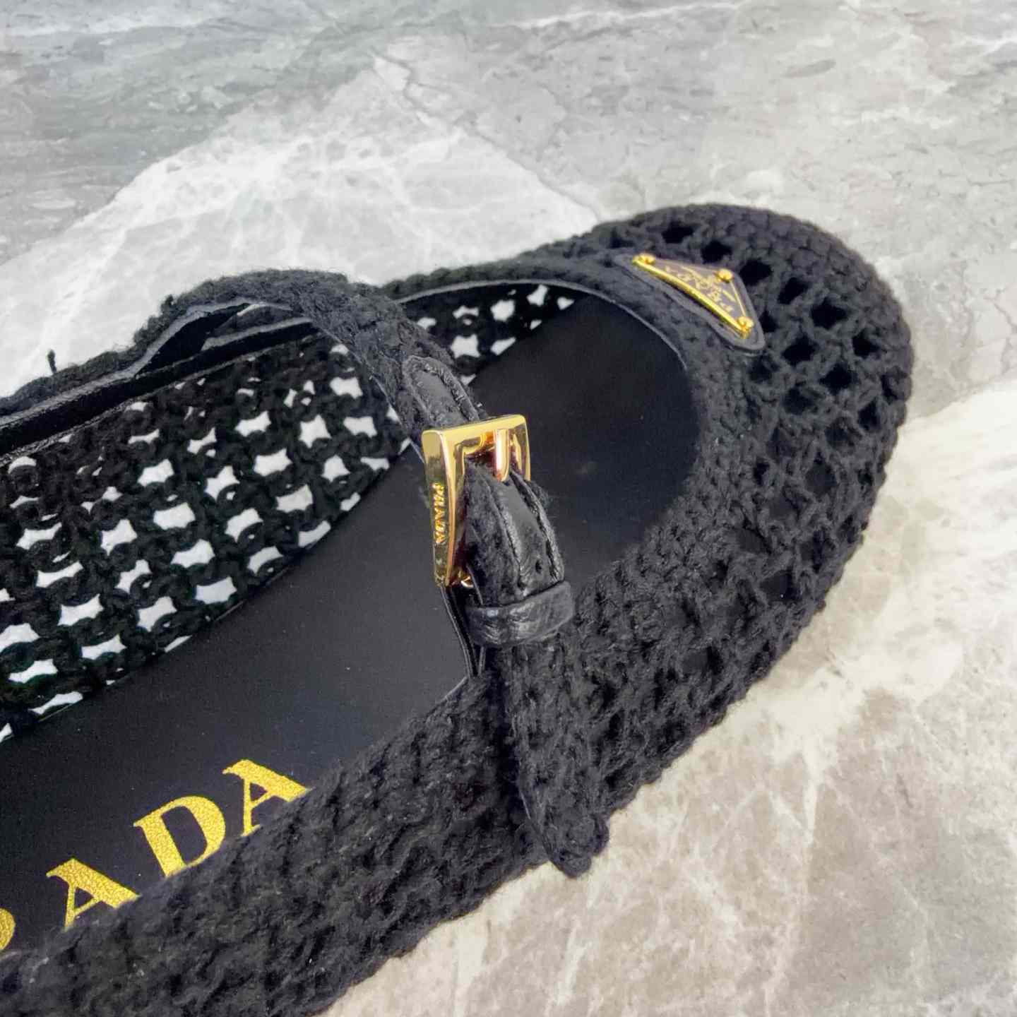 Prada Crochet Ballerinas - DesignerGu