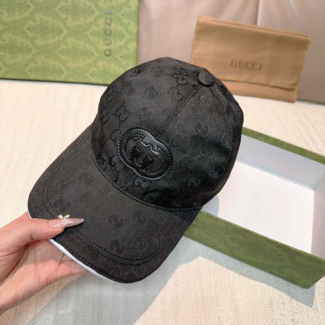 Gucci GG Nylon Baseball Hat - DesignerGu