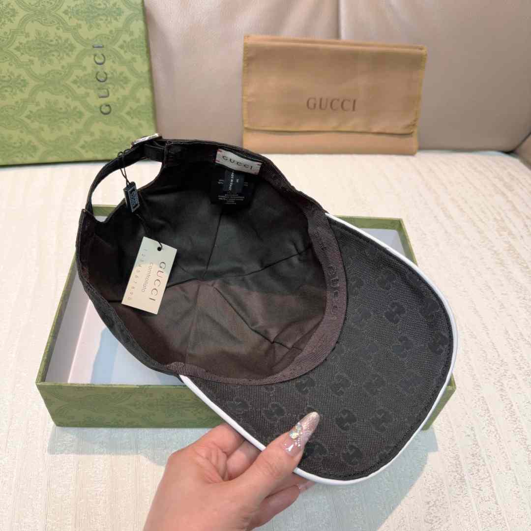 Gucci GG Nylon Baseball Hat - DesignerGu