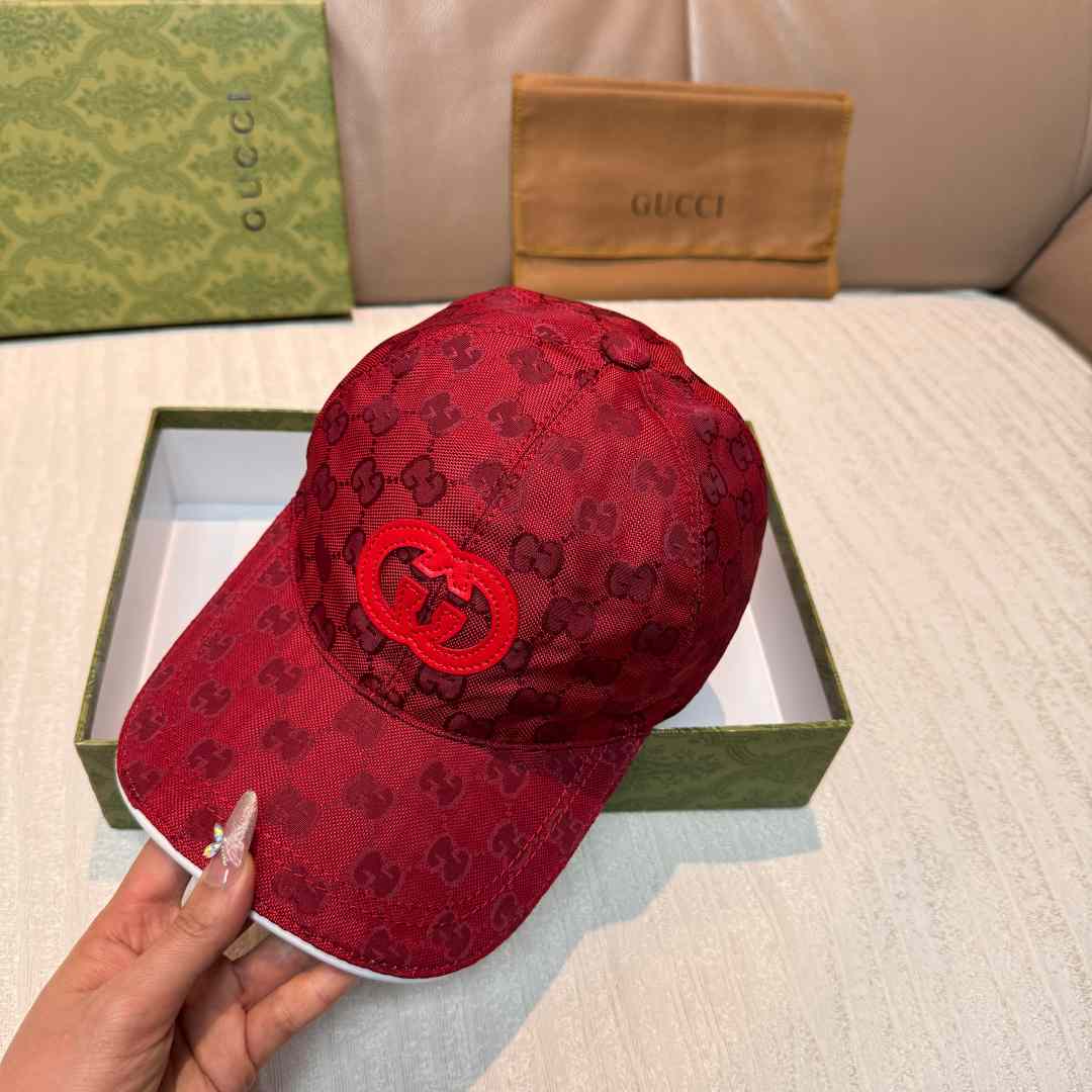 Gucci GG Nylon Baseball Hat - DesignerGu