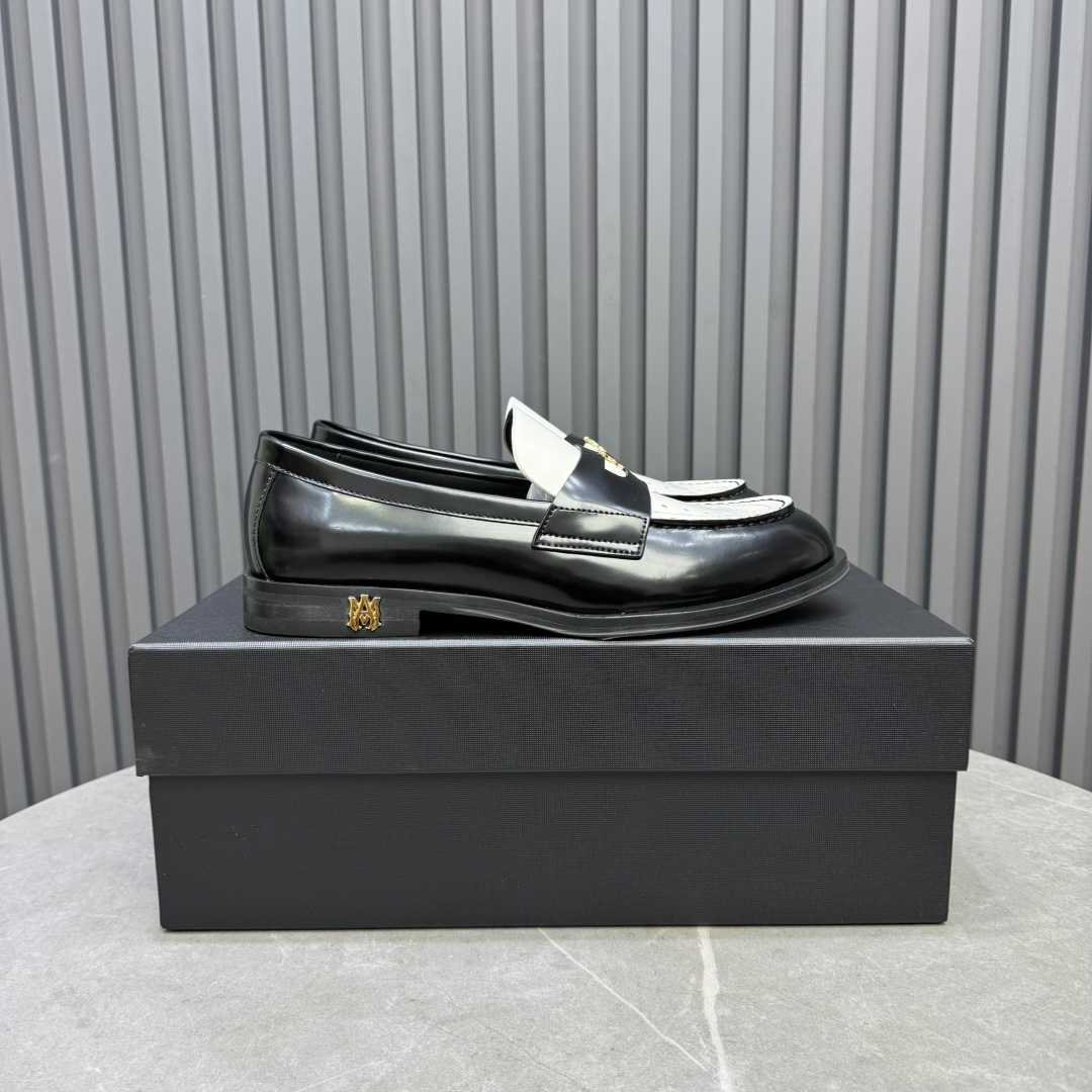 Amiri Leather Spectator Loafer - DesignerGu