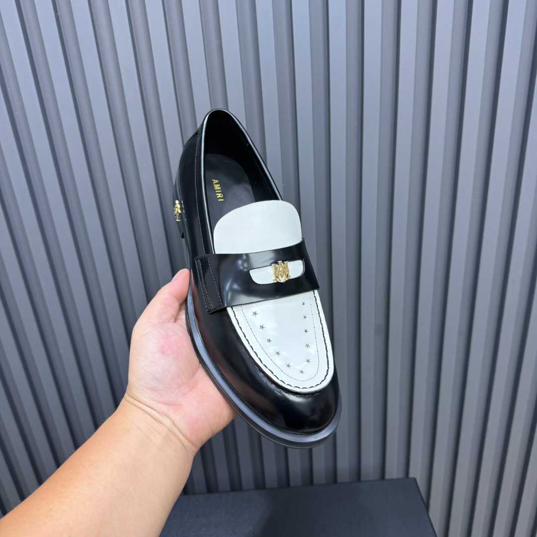 Amiri Leather Spectator Loafer - DesignerGu