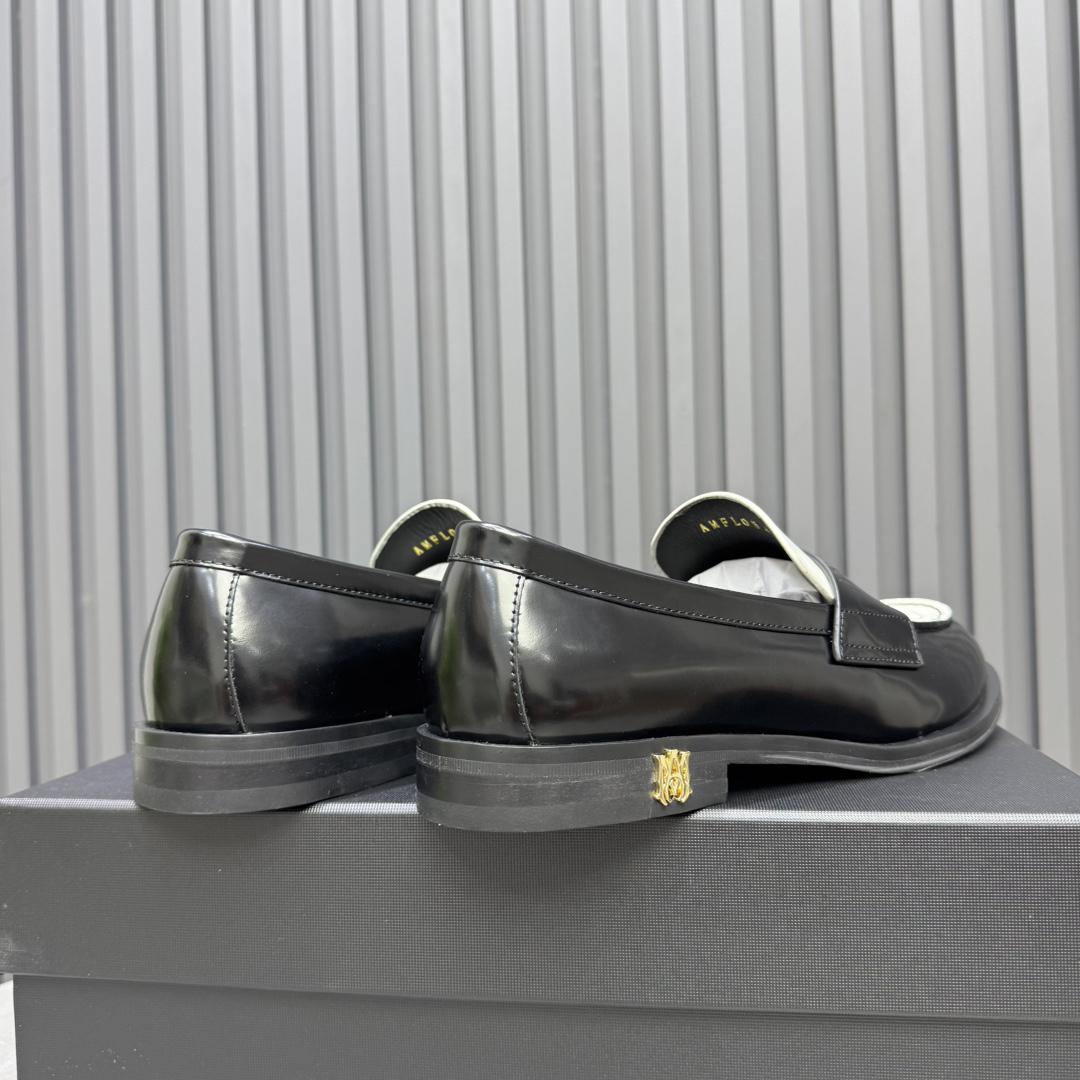 Amiri Leather Spectator Loafer - DesignerGu