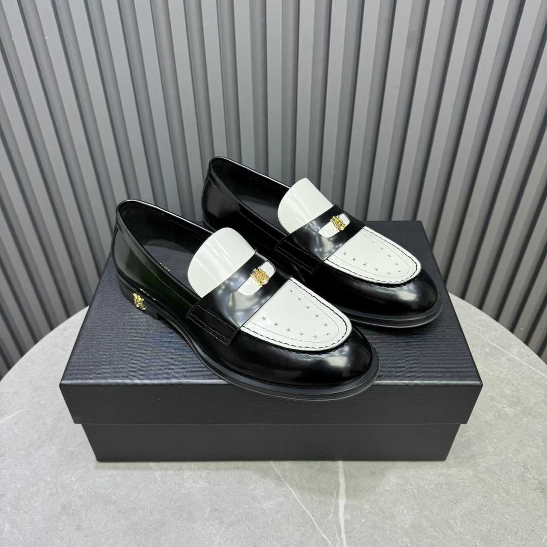 Amiri Leather Spectator Loafer - DesignerGu