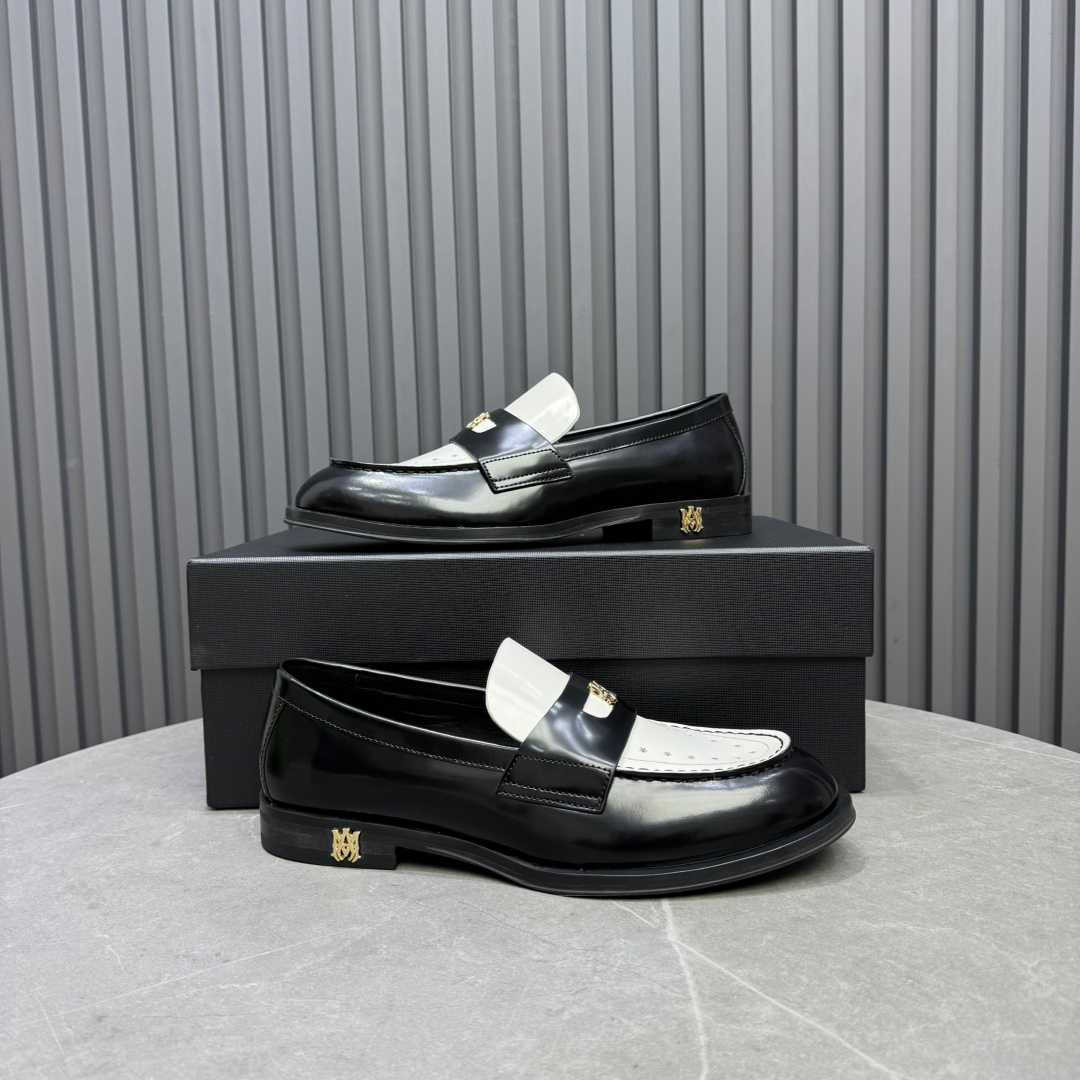 Amiri Leather Spectator Loafer - DesignerGu