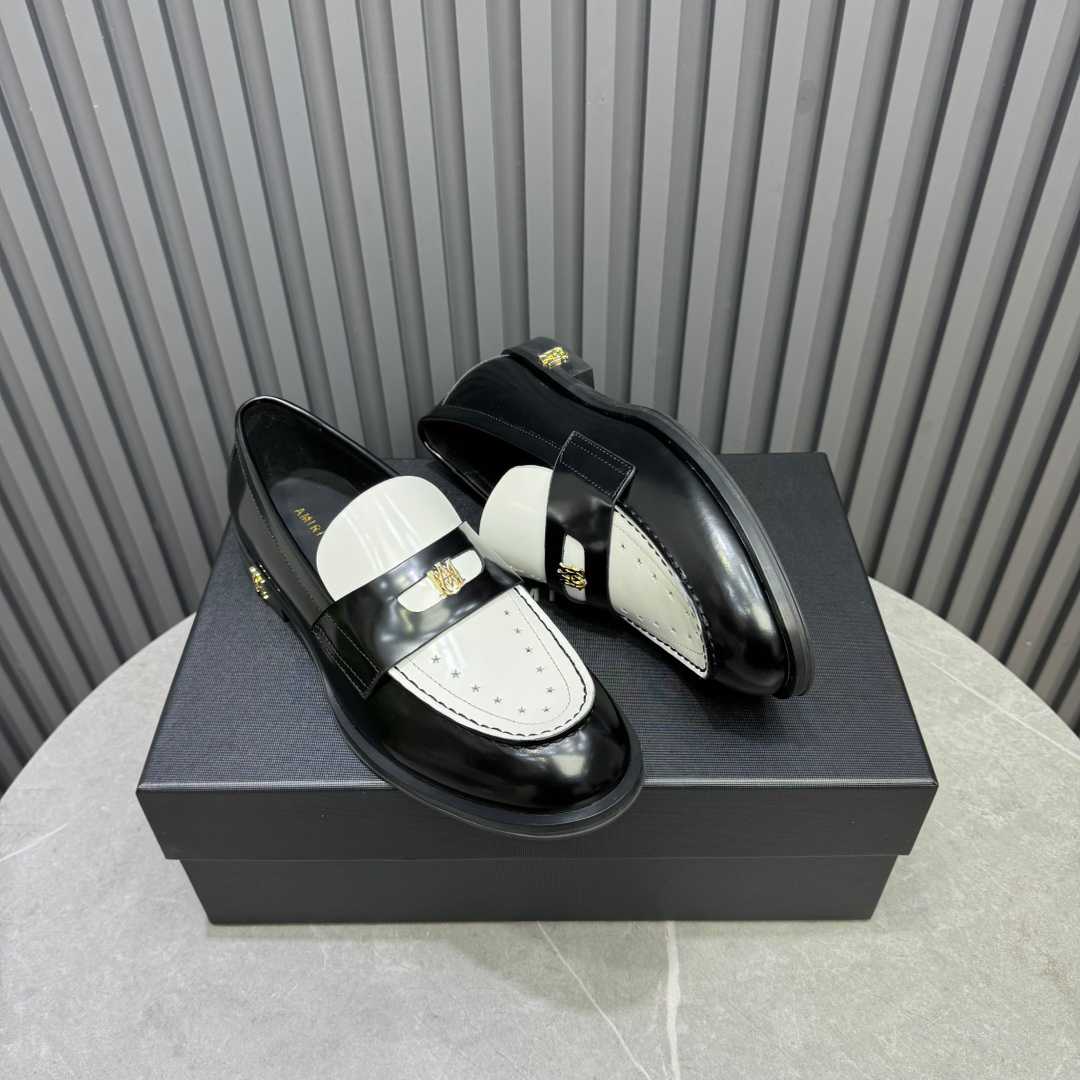 Amiri Leather Spectator Loafer - DesignerGu