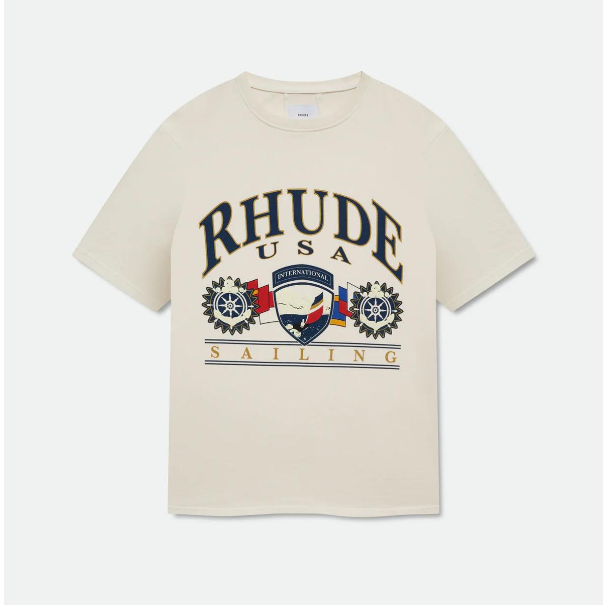 Rhude USA Sailing Icon T-shirt - DesignerGu