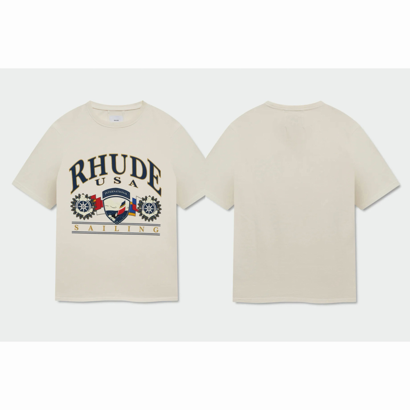 Rhude USA Sailing Icon T-shirt - DesignerGu
