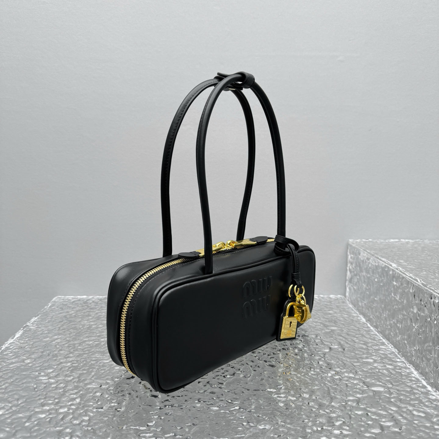 Miu Miu Beau Leather Bag - DesignerGu