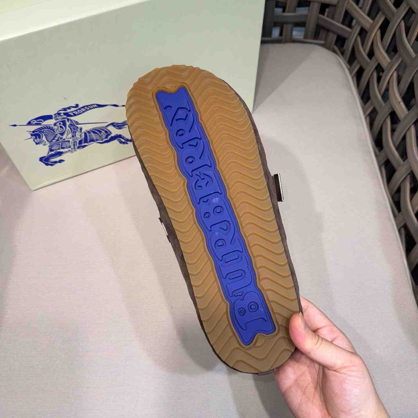 Burberry Suede Urchin Clogs - DesignerGu