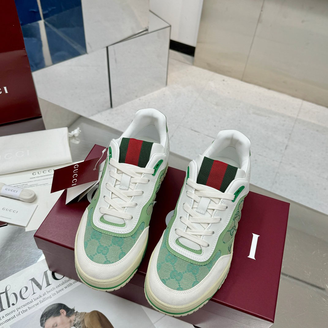 Gucci Re-Web Sneakers - DesignerGu