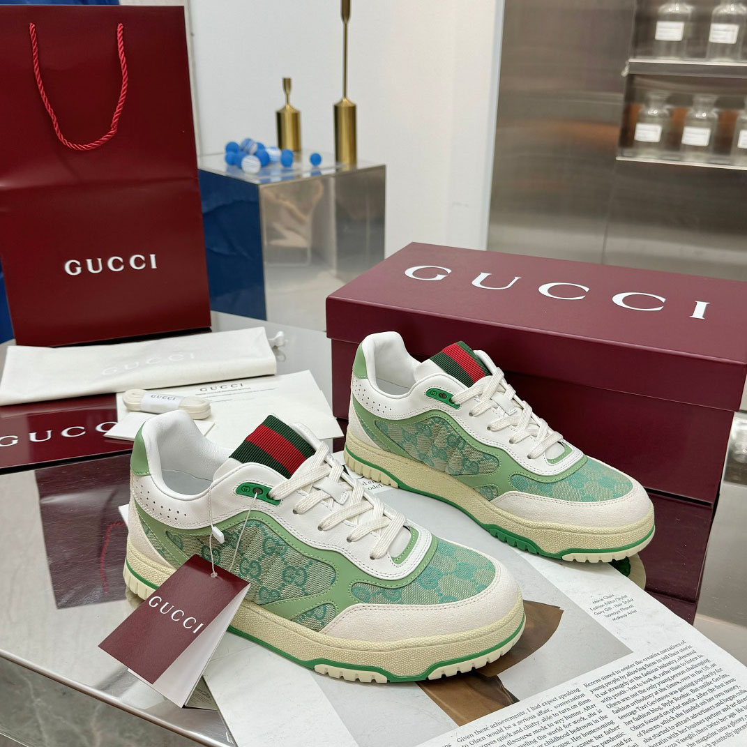 Gucci Re-Web Sneakers - DesignerGu