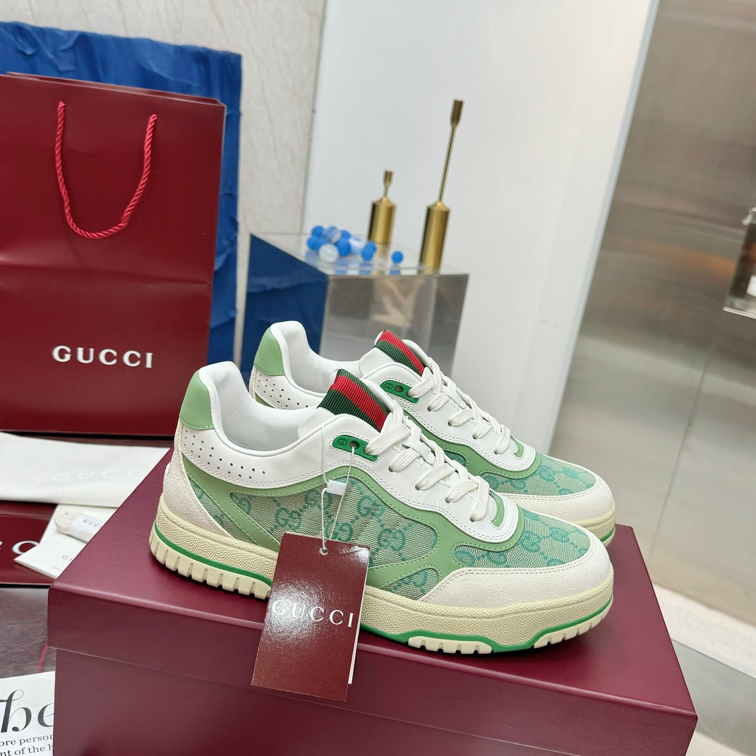 Gucci Re-Web Sneakers - DesignerGu