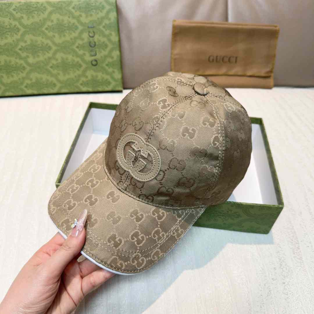 Gucci GG Nylon Baseball Hat - DesignerGu