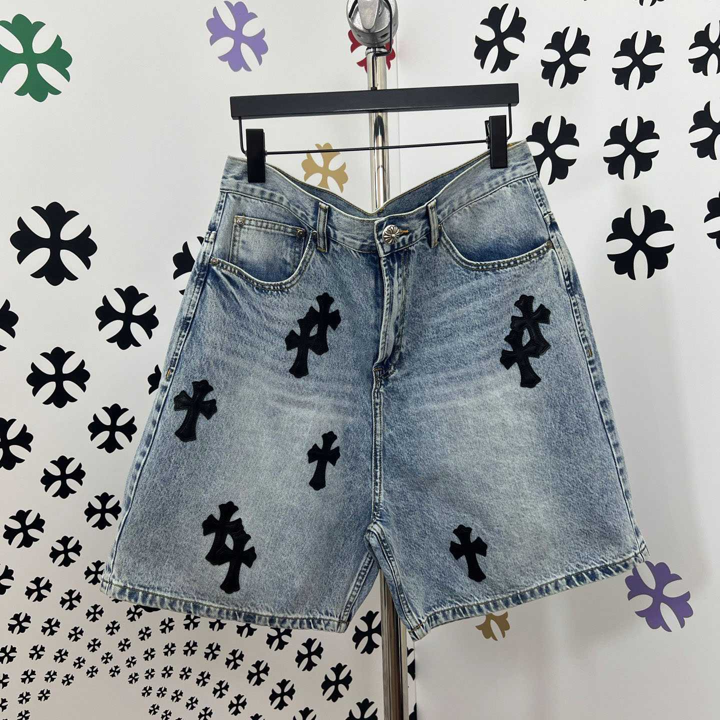 Chrome Hearts Denim Shorts - DesignerGu