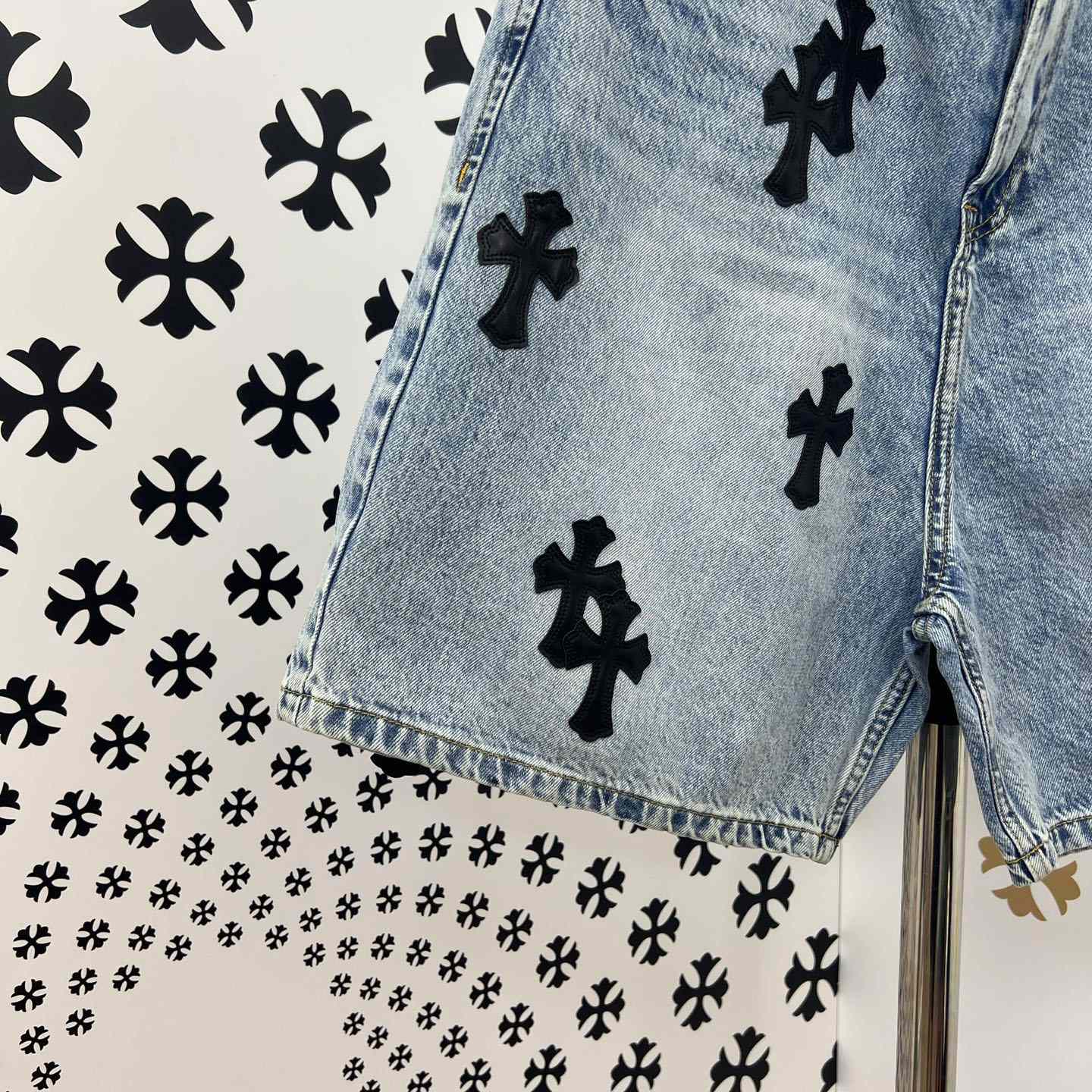 Chrome Hearts Denim Shorts - DesignerGu